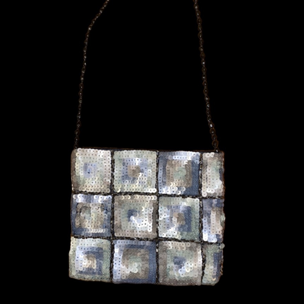 Monya sequin shoulder bag